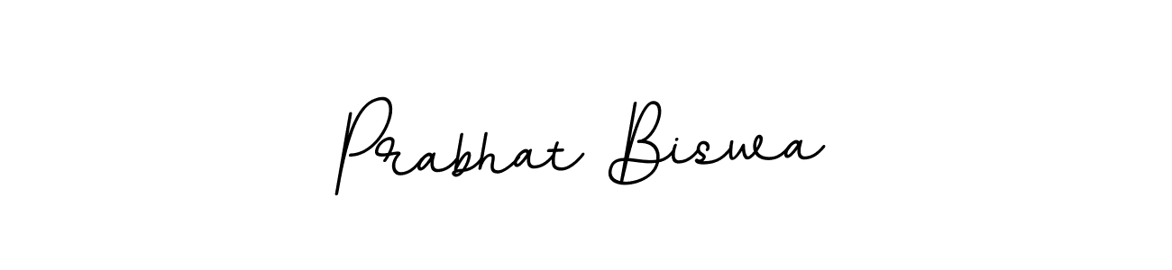 Create a beautiful signature design for name Prabhat Biswa. With this signature (BallpointsItalic-DORy9) fonts, you can make a handwritten signature for free. Prabhat Biswa signature style 11 images and pictures png