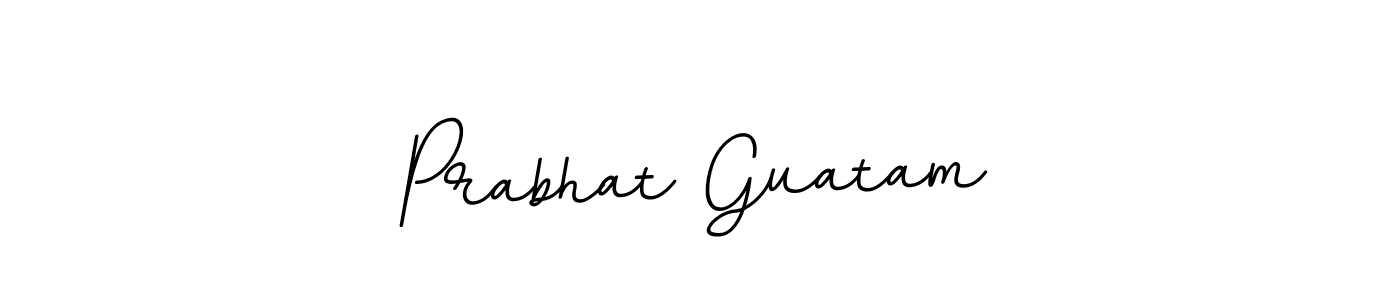 Prabhat Guatam stylish signature style. Best Handwritten Sign (BallpointsItalic-DORy9) for my name. Handwritten Signature Collection Ideas for my name Prabhat Guatam. Prabhat Guatam signature style 11 images and pictures png