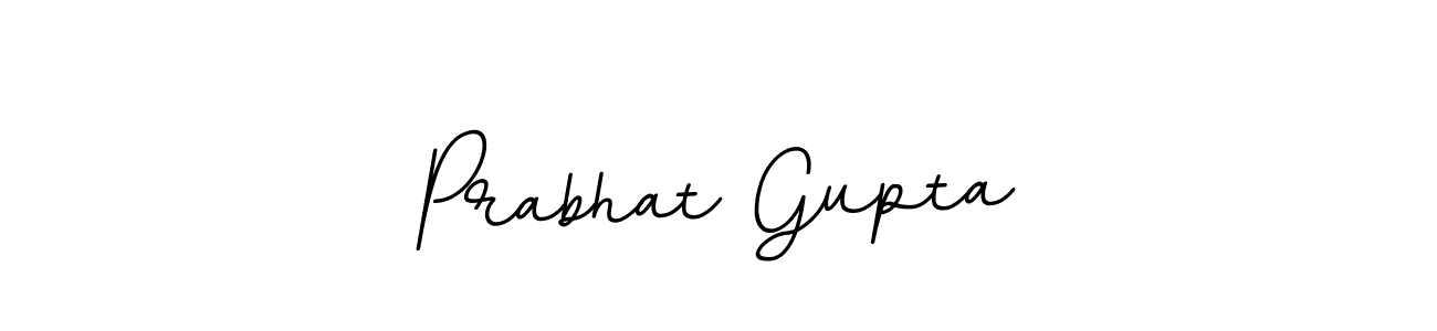 How to make Prabhat Gupta name signature. Use BallpointsItalic-DORy9 style for creating short signs online. This is the latest handwritten sign. Prabhat Gupta signature style 11 images and pictures png