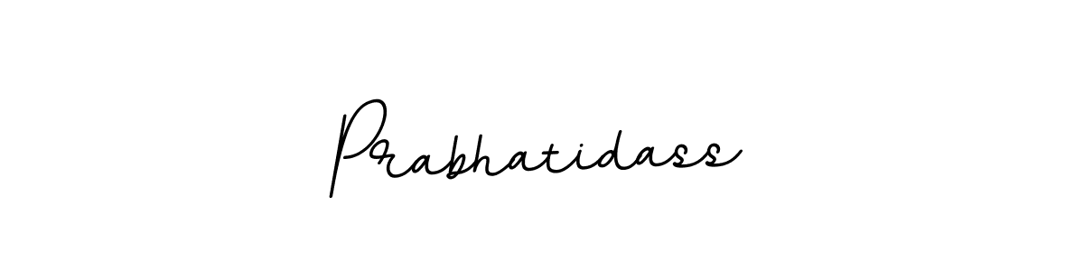 Use a signature maker to create a handwritten signature online. With this signature software, you can design (BallpointsItalic-DORy9) your own signature for name Prabhatidass. Prabhatidass signature style 11 images and pictures png