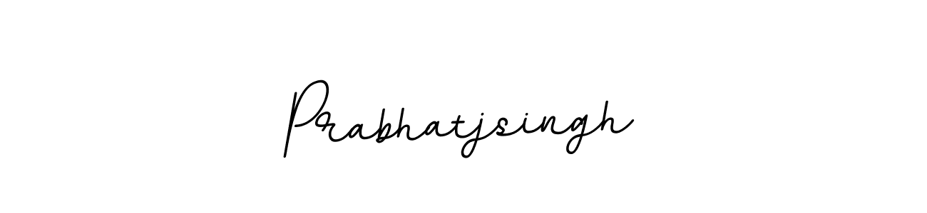 The best way (BallpointsItalic-DORy9) to make a short signature is to pick only two or three words in your name. The name Prabhatjsingh include a total of six letters. For converting this name. Prabhatjsingh signature style 11 images and pictures png