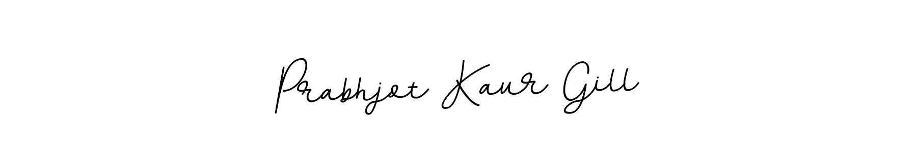 Design your own signature with our free online signature maker. With this signature software, you can create a handwritten (BallpointsItalic-DORy9) signature for name Prabhjot Kaur Gill. Prabhjot Kaur Gill signature style 11 images and pictures png