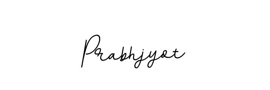Create a beautiful signature design for name Prabhjyot. With this signature (BallpointsItalic-DORy9) fonts, you can make a handwritten signature for free. Prabhjyot signature style 11 images and pictures png