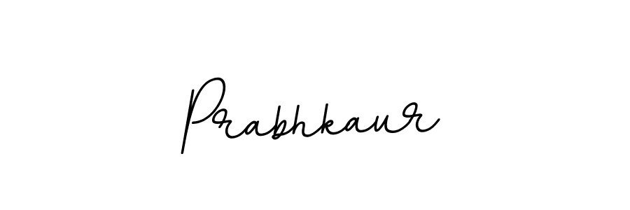 Create a beautiful signature design for name Prabhkaur. With this signature (BallpointsItalic-DORy9) fonts, you can make a handwritten signature for free. Prabhkaur signature style 11 images and pictures png