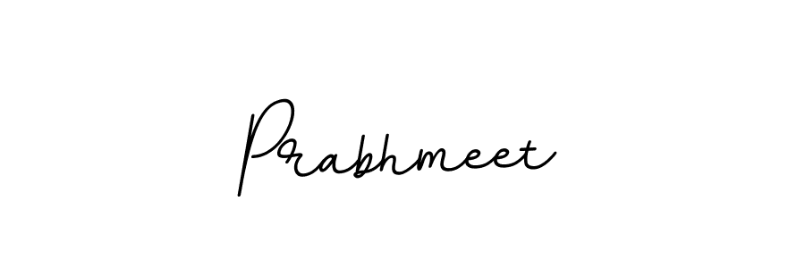 Also we have Prabhmeet name is the best signature style. Create professional handwritten signature collection using BallpointsItalic-DORy9 autograph style. Prabhmeet signature style 11 images and pictures png