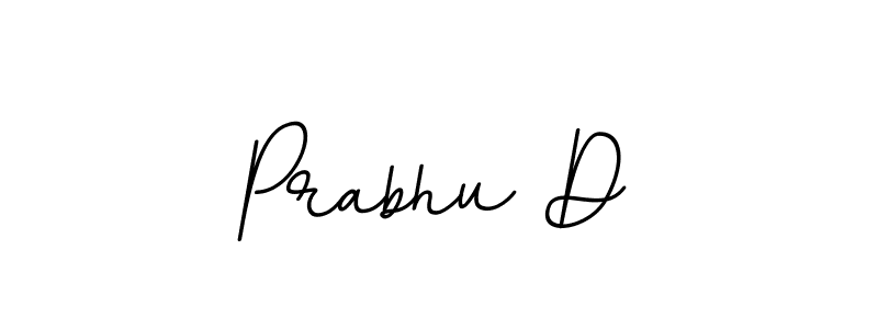 Create a beautiful signature design for name Prabhu D. With this signature (BallpointsItalic-DORy9) fonts, you can make a handwritten signature for free. Prabhu D signature style 11 images and pictures png