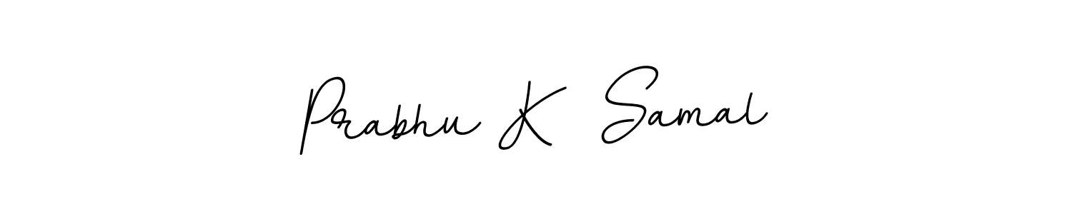 BallpointsItalic-DORy9 is a professional signature style that is perfect for those who want to add a touch of class to their signature. It is also a great choice for those who want to make their signature more unique. Get Prabhu K  Samal name to fancy signature for free. Prabhu K  Samal signature style 11 images and pictures png