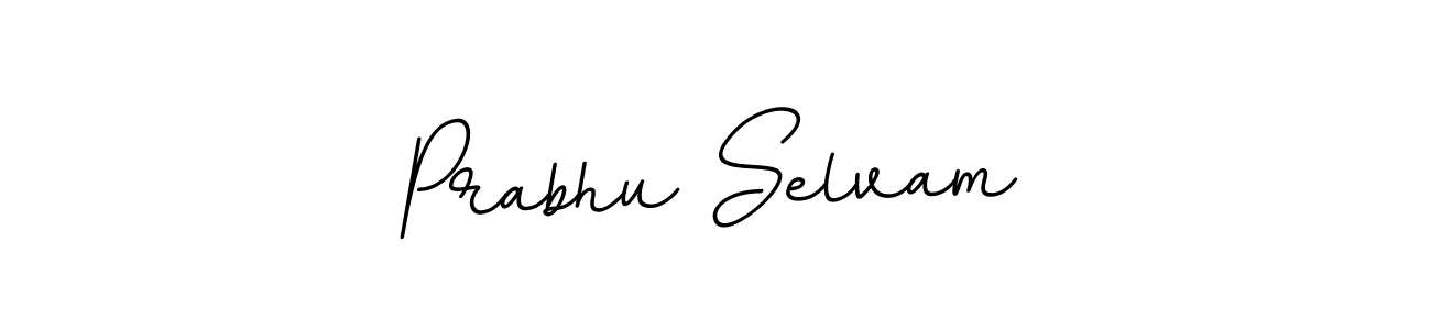 Make a beautiful signature design for name Prabhu Selvam. With this signature (BallpointsItalic-DORy9) style, you can create a handwritten signature for free. Prabhu Selvam signature style 11 images and pictures png