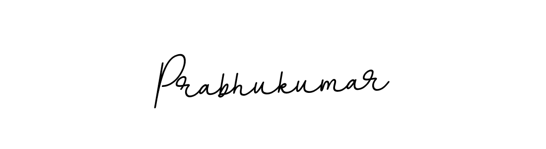Create a beautiful signature design for name Prabhukumar. With this signature (BallpointsItalic-DORy9) fonts, you can make a handwritten signature for free. Prabhukumar signature style 11 images and pictures png