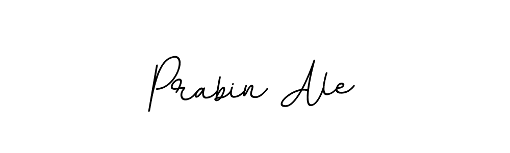 Design your own signature with our free online signature maker. With this signature software, you can create a handwritten (BallpointsItalic-DORy9) signature for name Prabin Ale. Prabin Ale signature style 11 images and pictures png