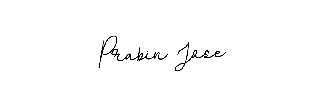 Create a beautiful signature design for name Prabin Jose. With this signature (BallpointsItalic-DORy9) fonts, you can make a handwritten signature for free. Prabin Jose signature style 11 images and pictures png