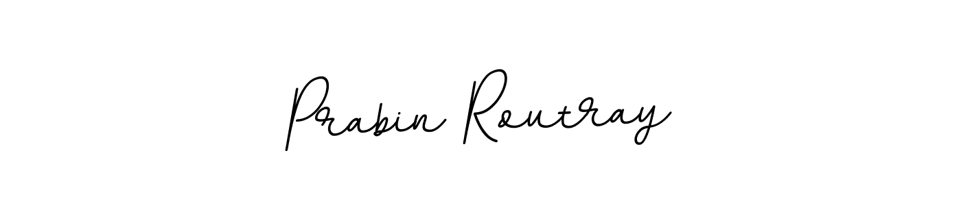 How to make Prabin Routray name signature. Use BallpointsItalic-DORy9 style for creating short signs online. This is the latest handwritten sign. Prabin Routray signature style 11 images and pictures png