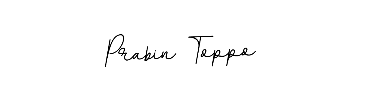 Prabin Toppo stylish signature style. Best Handwritten Sign (BallpointsItalic-DORy9) for my name. Handwritten Signature Collection Ideas for my name Prabin Toppo. Prabin Toppo signature style 11 images and pictures png