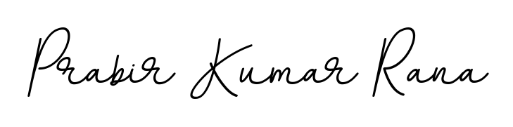 Generate high-definition signature styles for Prabir Kumar Rana. The BallpointsItalic-DORy9 typeface ensures crisp legibility and sophisticated design. Prabir Kumar Rana signature style 11 images and pictures png