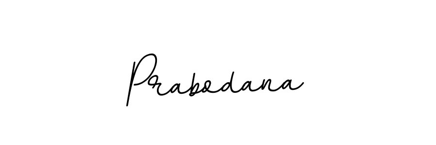 Make a beautiful signature design for name Prabodana. With this signature (BallpointsItalic-DORy9) style, you can create a handwritten signature for free. Prabodana signature style 11 images and pictures png