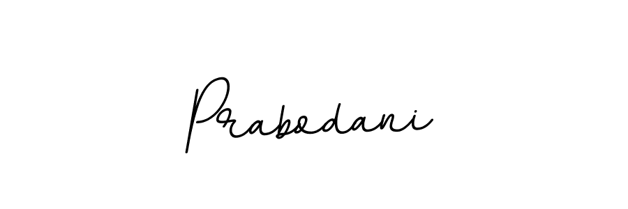 Create a beautiful signature design for name Prabodani. With this signature (BallpointsItalic-DORy9) fonts, you can make a handwritten signature for free. Prabodani signature style 11 images and pictures png