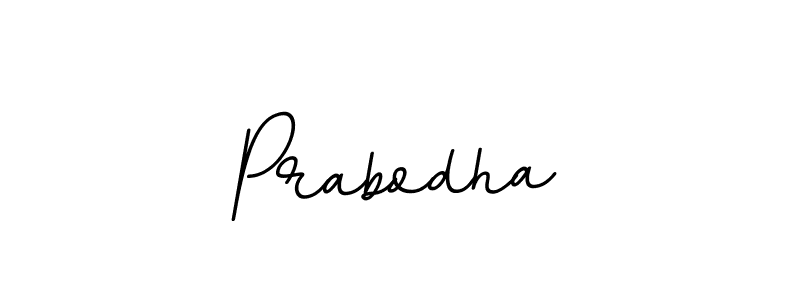 Design your own signature with our free online signature maker. With this signature software, you can create a handwritten (BallpointsItalic-DORy9) signature for name Prabodha. Prabodha signature style 11 images and pictures png