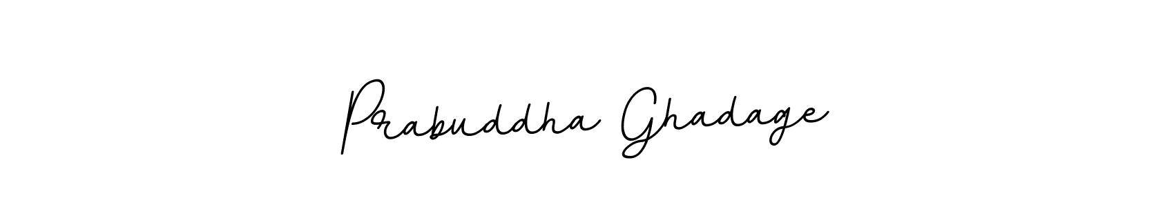 Use a signature maker to create a handwritten signature online. With this signature software, you can design (BallpointsItalic-DORy9) your own signature for name Prabuddha Ghadage. Prabuddha Ghadage signature style 11 images and pictures png