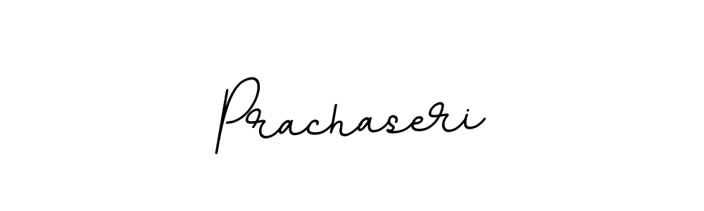 How to make Prachaseri name signature. Use BallpointsItalic-DORy9 style for creating short signs online. This is the latest handwritten sign. Prachaseri signature style 11 images and pictures png