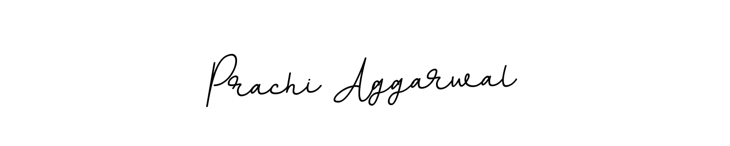 This is the best signature style for the Prachi Aggarwal name. Also you like these signature font (BallpointsItalic-DORy9). Mix name signature. Prachi Aggarwal signature style 11 images and pictures png