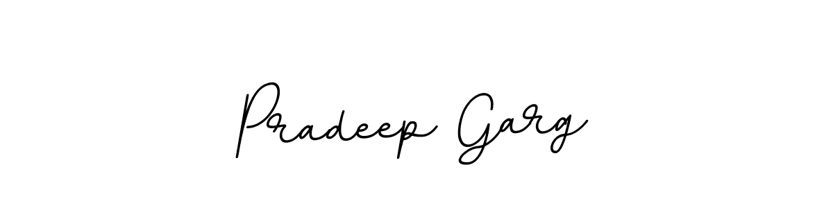 Design your own signature with our free online signature maker. With this signature software, you can create a handwritten (BallpointsItalic-DORy9) signature for name Pradeep Garg. Pradeep Garg signature style 11 images and pictures png