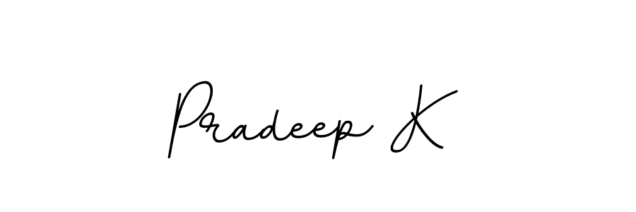 How to Draw Pradeep K signature style? BallpointsItalic-DORy9 is a latest design signature styles for name Pradeep K. Pradeep K signature style 11 images and pictures png