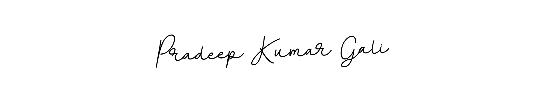 Use a signature maker to create a handwritten signature online. With this signature software, you can design (BallpointsItalic-DORy9) your own signature for name Pradeep Kumar Gali. Pradeep Kumar Gali signature style 11 images and pictures png