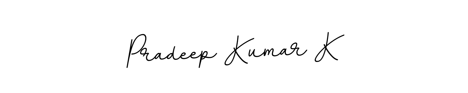 Here are the top 10 professional signature styles for the name Pradeep Kumar K. These are the best autograph styles you can use for your name. Pradeep Kumar K signature style 11 images and pictures png