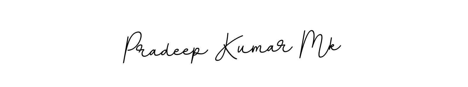 The best way (BallpointsItalic-DORy9) to make a short signature is to pick only two or three words in your name. The name Pradeep Kumar Mk include a total of six letters. For converting this name. Pradeep Kumar Mk signature style 11 images and pictures png