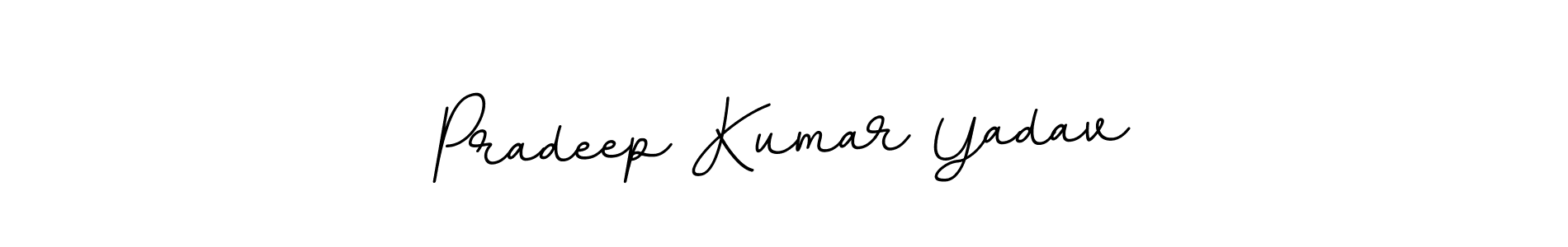 if you are searching for the best signature style for your name Pradeep Kumar Yadav. so please give up your signature search. here we have designed multiple signature styles  using BallpointsItalic-DORy9. Pradeep Kumar Yadav signature style 11 images and pictures png