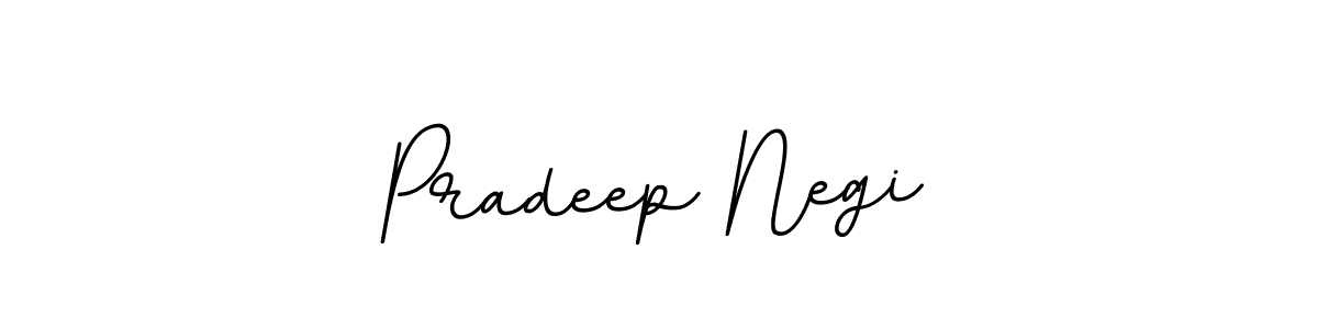 Design your own signature with our free online signature maker. With this signature software, you can create a handwritten (BallpointsItalic-DORy9) signature for name Pradeep Negi. Pradeep Negi signature style 11 images and pictures png