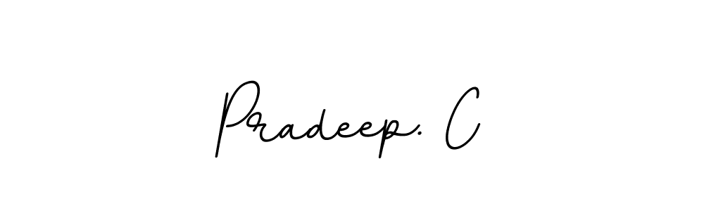 Make a beautiful signature design for name Pradeep. C. Use this online signature maker to create a handwritten signature for free. Pradeep. C signature style 11 images and pictures png