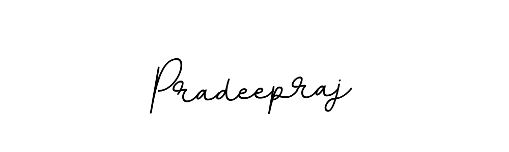 Design your own signature with our free online signature maker. With this signature software, you can create a handwritten (BallpointsItalic-DORy9) signature for name Pradeepraj. Pradeepraj signature style 11 images and pictures png