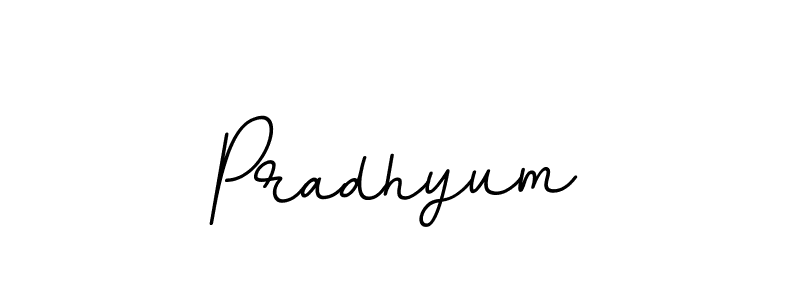 Create a beautiful signature design for name Pradhyum. With this signature (BallpointsItalic-DORy9) fonts, you can make a handwritten signature for free. Pradhyum signature style 11 images and pictures png