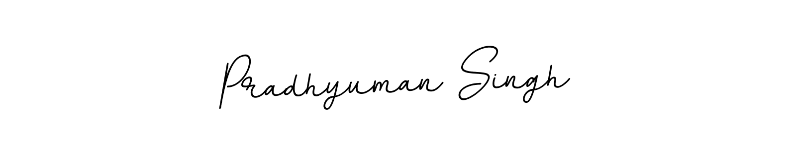 Design your own signature with our free online signature maker. With this signature software, you can create a handwritten (BallpointsItalic-DORy9) signature for name Pradhyuman Singh. Pradhyuman Singh signature style 11 images and pictures png