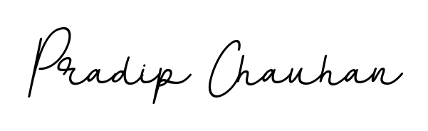 Master the art of signing with Pradip Chauhan written in fluent BallpointsItalic-DORy9 script. A great template to practice and refine your handwriting. Pradip Chauhan signature style 11 images and pictures png