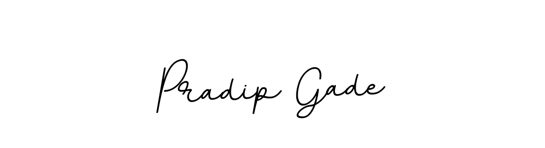 Design your own signature with our free online signature maker. With this signature software, you can create a handwritten (BallpointsItalic-DORy9) signature for name Pradip Gade. Pradip Gade signature style 11 images and pictures png