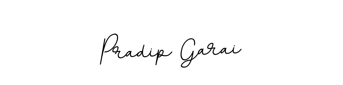 How to make Pradip Garai name signature. Use BallpointsItalic-DORy9 style for creating short signs online. This is the latest handwritten sign. Pradip Garai signature style 11 images and pictures png