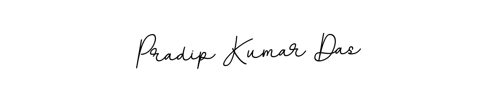 How to make Pradip Kumar Das name signature. Use BallpointsItalic-DORy9 style for creating short signs online. This is the latest handwritten sign. Pradip Kumar Das signature style 11 images and pictures png