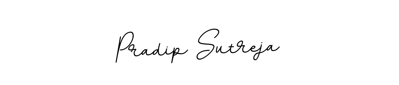 The best way (BallpointsItalic-DORy9) to make a short signature is to pick only two or three words in your name. The name Pradip Sutreja include a total of six letters. For converting this name. Pradip Sutreja signature style 11 images and pictures png