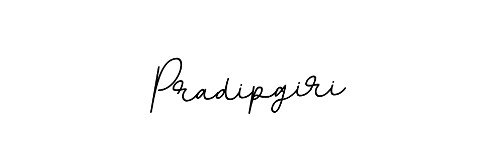 How to make Pradipgiri name signature. Use BallpointsItalic-DORy9 style for creating short signs online. This is the latest handwritten sign. Pradipgiri signature style 11 images and pictures png