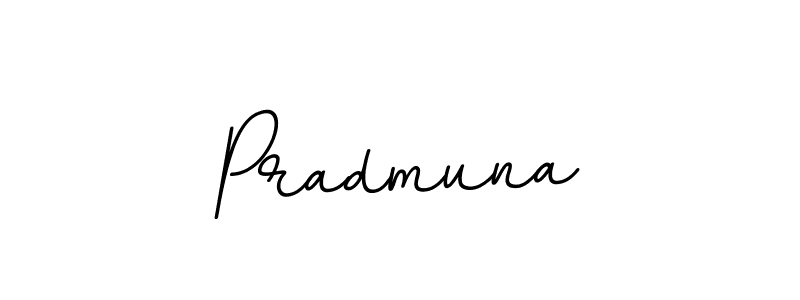 Pradmuna stylish signature style. Best Handwritten Sign (BallpointsItalic-DORy9) for my name. Handwritten Signature Collection Ideas for my name Pradmuna. Pradmuna signature style 11 images and pictures png