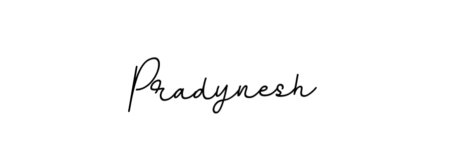 How to make Pradynesh name signature. Use BallpointsItalic-DORy9 style for creating short signs online. This is the latest handwritten sign. Pradynesh signature style 11 images and pictures png