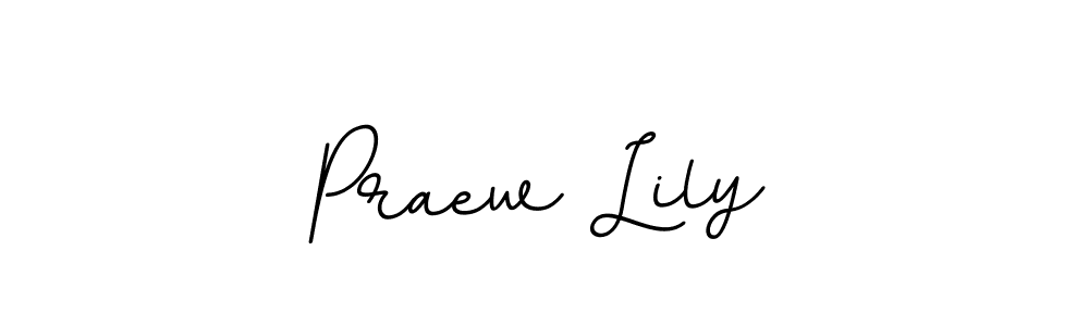 Praew Lily stylish signature style. Best Handwritten Sign (BallpointsItalic-DORy9) for my name. Handwritten Signature Collection Ideas for my name Praew Lily. Praew Lily signature style 11 images and pictures png