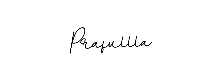 How to make Prafullla name signature. Use BallpointsItalic-DORy9 style for creating short signs online. This is the latest handwritten sign. Prafullla signature style 11 images and pictures png