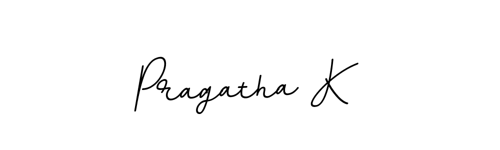 Create a beautiful signature design for name Pragatha K. With this signature (BallpointsItalic-DORy9) fonts, you can make a handwritten signature for free. Pragatha K signature style 11 images and pictures png