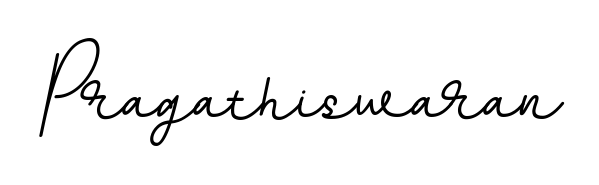 Give your name Pragathiswaran an exquisite flair with the BallpointsItalic-DORy9 script font. Ideal for contracts, resumes, and formal letterheads. Pragathiswaran signature style 11 images and pictures png