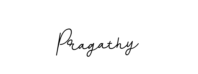 Design your own signature with our free online signature maker. With this signature software, you can create a handwritten (BallpointsItalic-DORy9) signature for name Pragathy. Pragathy signature style 11 images and pictures png