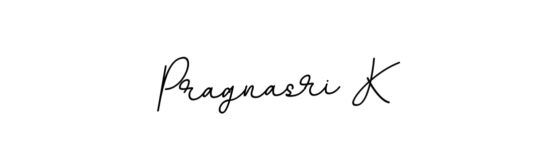 How to make Pragnasri K signature? BallpointsItalic-DORy9 is a professional autograph style. Create handwritten signature for Pragnasri K name. Pragnasri K signature style 11 images and pictures png