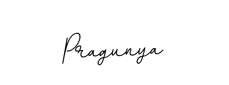 Use a signature maker to create a handwritten signature online. With this signature software, you can design (BallpointsItalic-DORy9) your own signature for name Pragunya. Pragunya signature style 11 images and pictures png